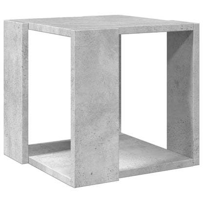 Table basse gris béton 32x32x30 cm bois d'ingénierie