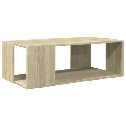 Table basse chêne sonoma 89,5x48x30 cm bois d'ingénierie