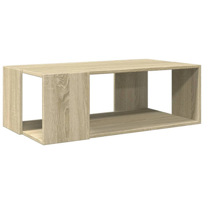 Table basse chêne sonoma 89,5x48x30 cm bois d'ingénierie