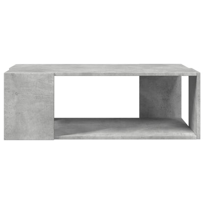 Table basse gris béton 89,5x48x30 cm bois d'ingénierie