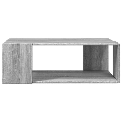 Table basse sonoma gris 89,5x48x30 cm bois d'ingénierie