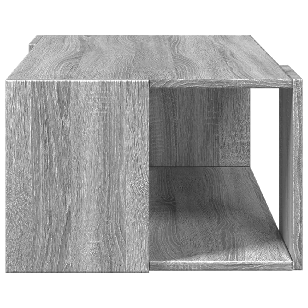 Table basse sonoma gris 89,5x48x30 cm bois d'ingénierie