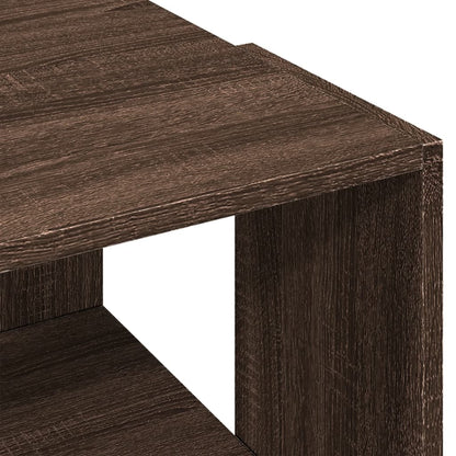 Table basse chêne marron 89,5x48x30 cm bois d'ingénierie