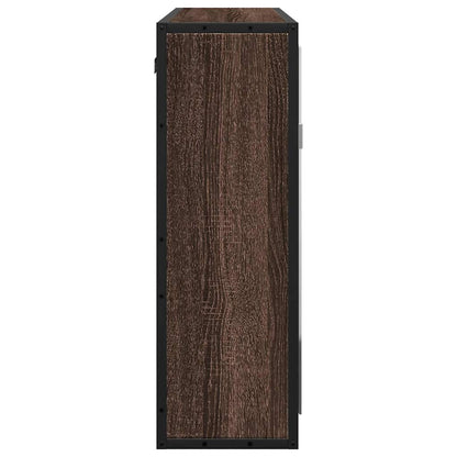 Armoire à miroir de salle de bain chêne marron bois ingénierie