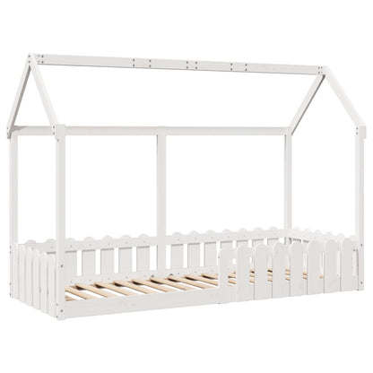 Cadre de lit d'enfants forme de maison sans matelas 80x200 cm