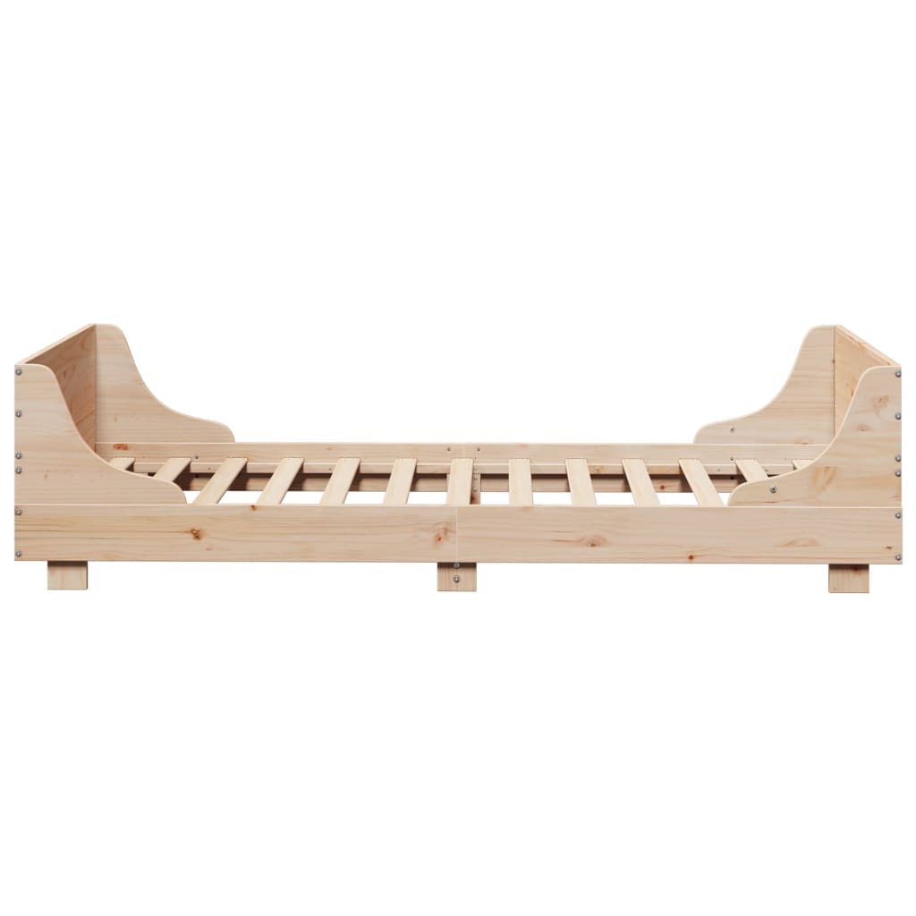 Cadre de lit sans matelas 100x200 cm bois massif de pin