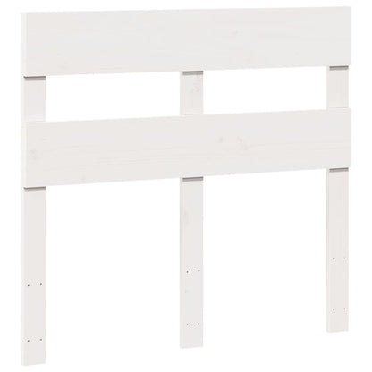 Cadre de lit sans matelas blanc 90x200 cm bois de pin massif