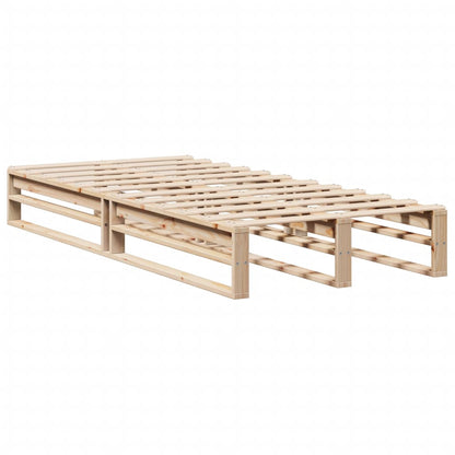 Cadre de lit sans matelas 90x190 cm bois de pin massif