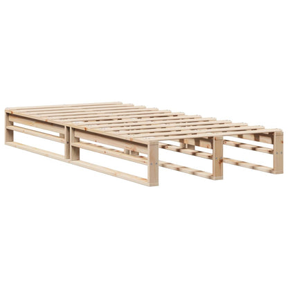 Cadre de lit sans matelas 100x200 cm bois massif de pin