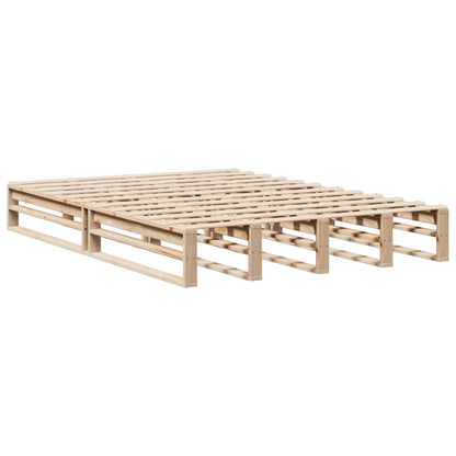 Cadre de lit sans matelas 140x200 cm bois massif de pin