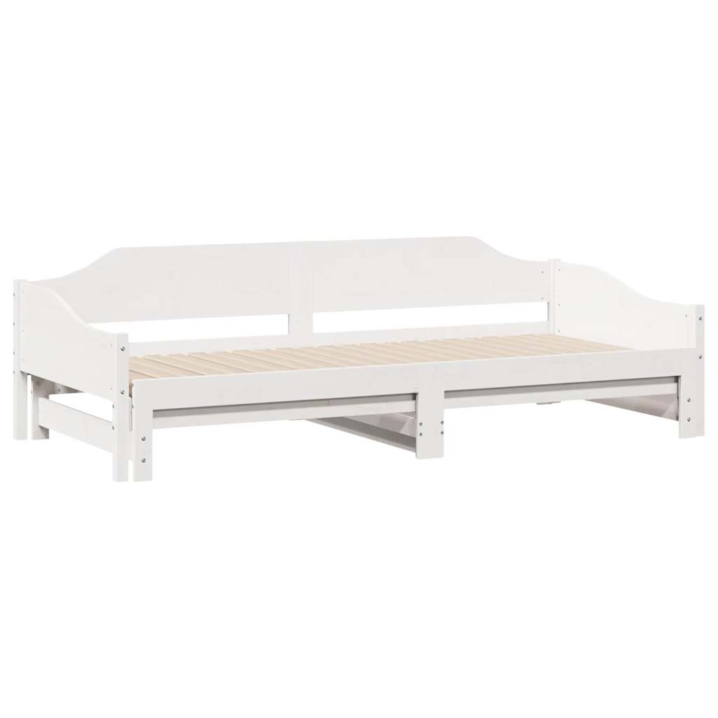 Lit de jour et lit gigogne sans matelas 80x200 cm bois massif