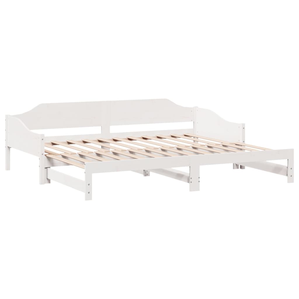 Lit de jour et lit gigogne sans matelas 80x200 cm bois massif