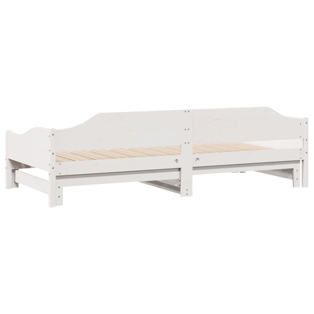 Lit de jour et lit gigogne sans matelas 80x200 cm bois massif