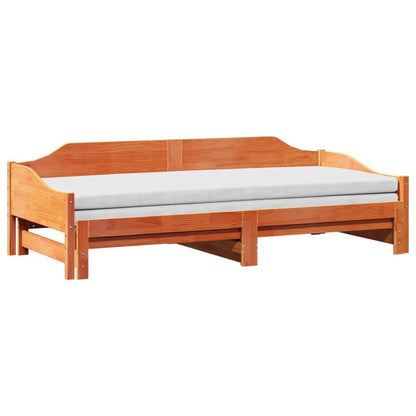 Lit de jour et lit gigogne sans matelas 80x200 cm bois massif