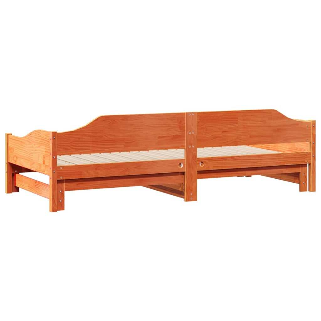 Lit de jour et lit gigogne sans matelas 80x200 cm bois massif