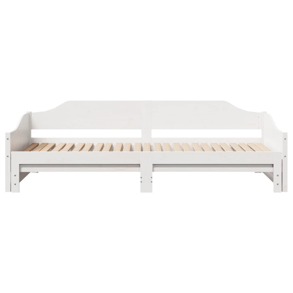 Lit de jour et lit gigogne sans matelas 90x200 cm bois massif