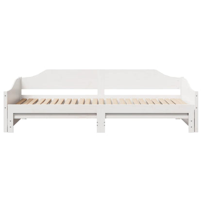 Lit de jour et lit gigogne sans matelas 90x200 cm bois massif