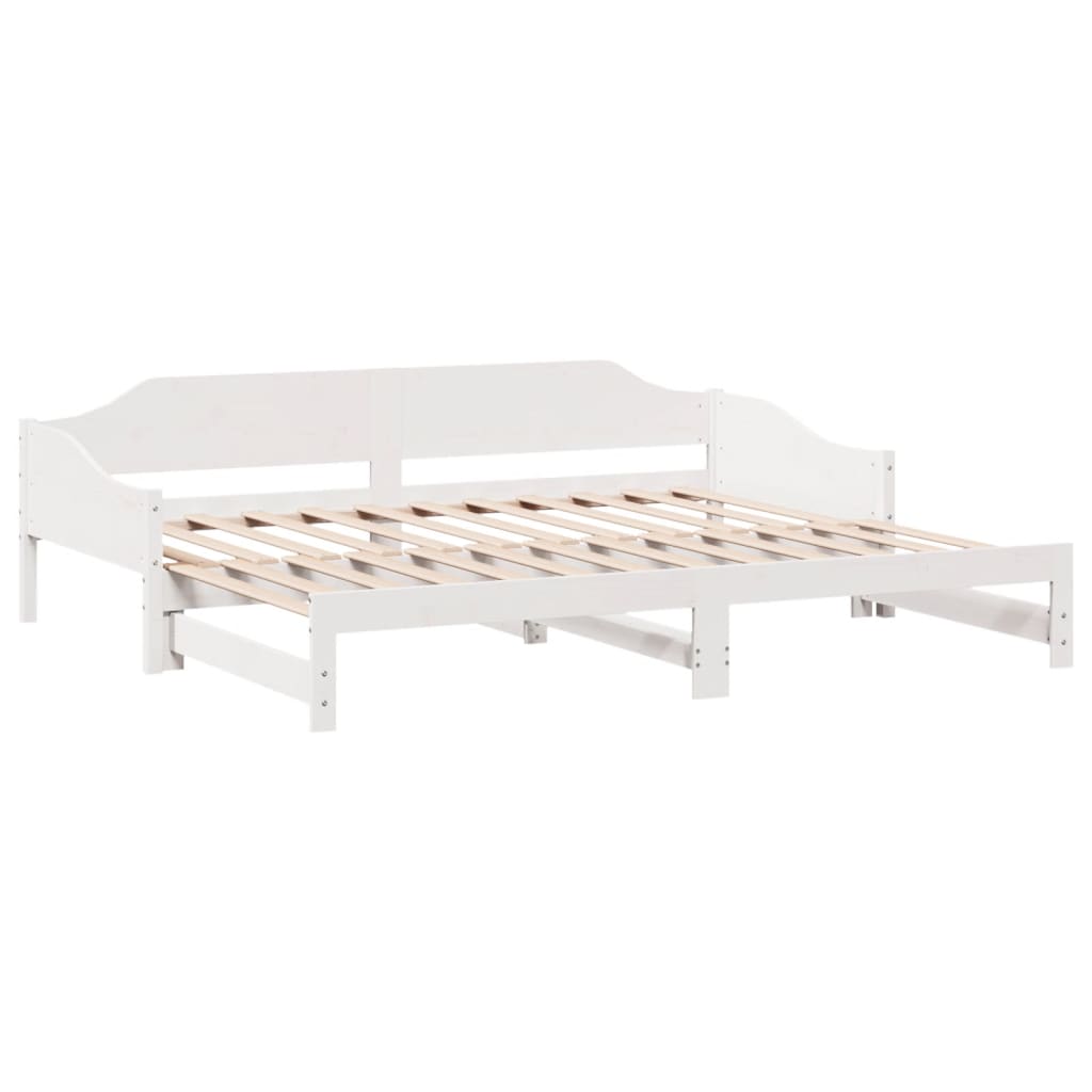 Lit de jour et lit gigogne sans matelas 90x190 cm bois massif