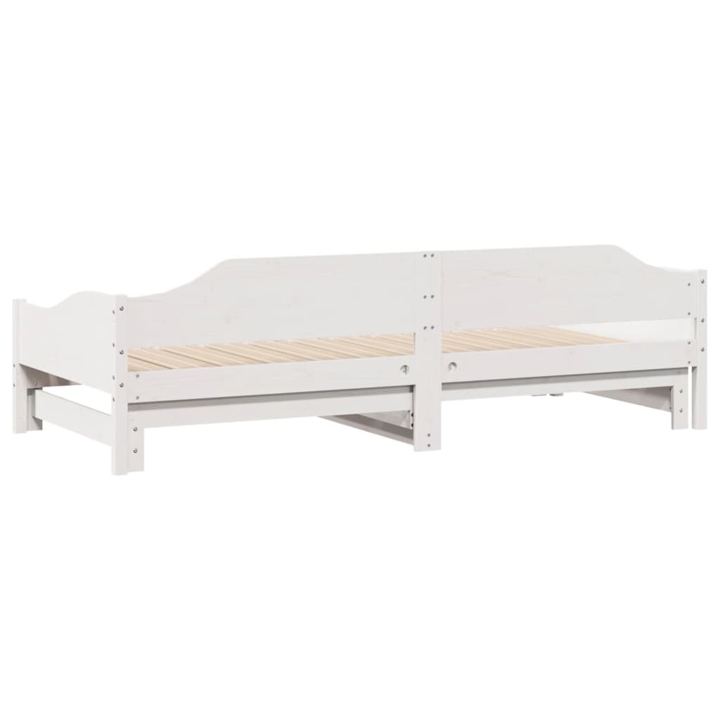 Lit de jour et lit gigogne sans matelas 90x190 cm bois massif