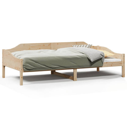 Cadre de lit sans matelas 80x200 cm bois massif de pin