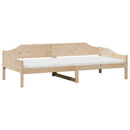 Cadre de lit sans matelas 80x200 cm bois massif de pin