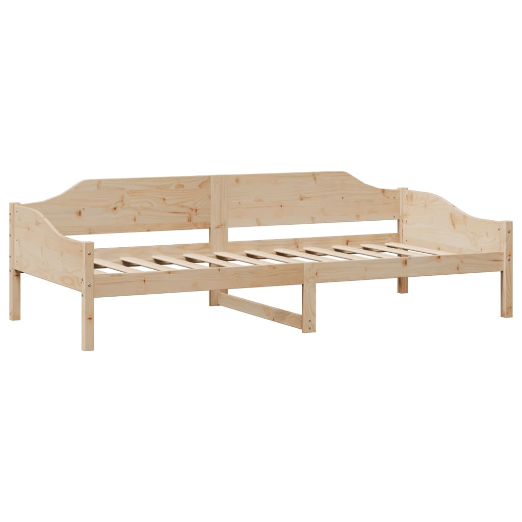 Cadre de lit sans matelas 80x200 cm bois massif de pin