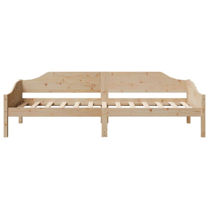 Cadre de lit sans matelas 80x200 cm bois massif de pin