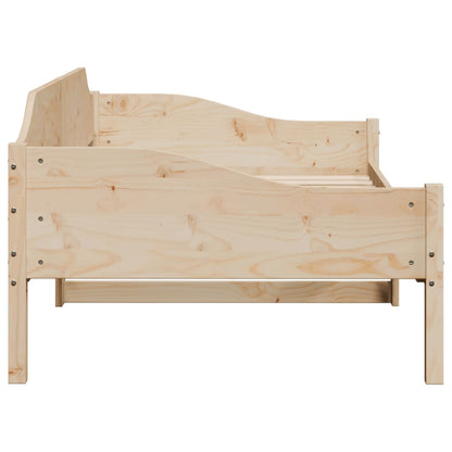 Cadre de lit sans matelas 80x200 cm bois massif de pin