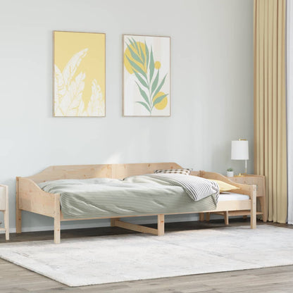 Cadre de lit sans matelas 80x200 cm bois massif de pin