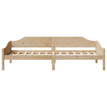 Cadre de lit sans matelas 90x200 cm bois de pin massif