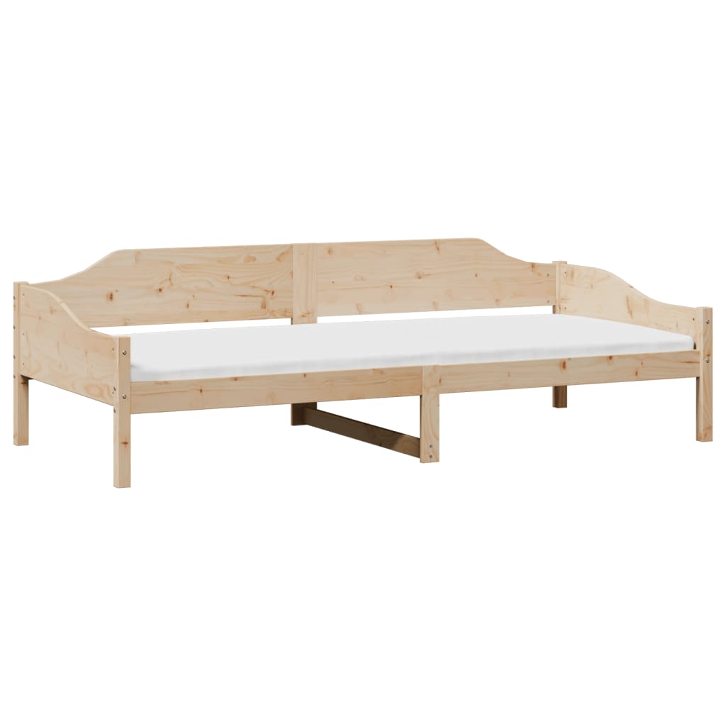 Cadre de lit sans matelas 90x190 cm bois de pin massif