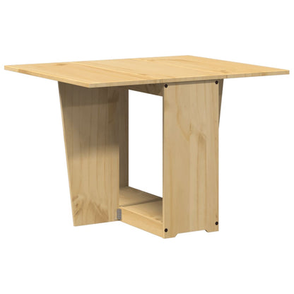 Table à manger papillon pliable Corona cire marron bois de pin