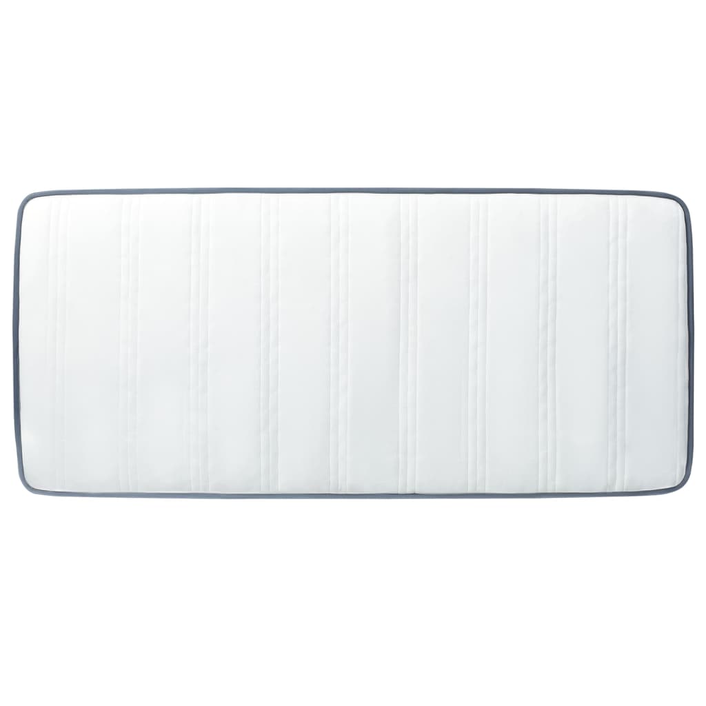 Matelas de sommier à lattes 160x80x20 cm tissu