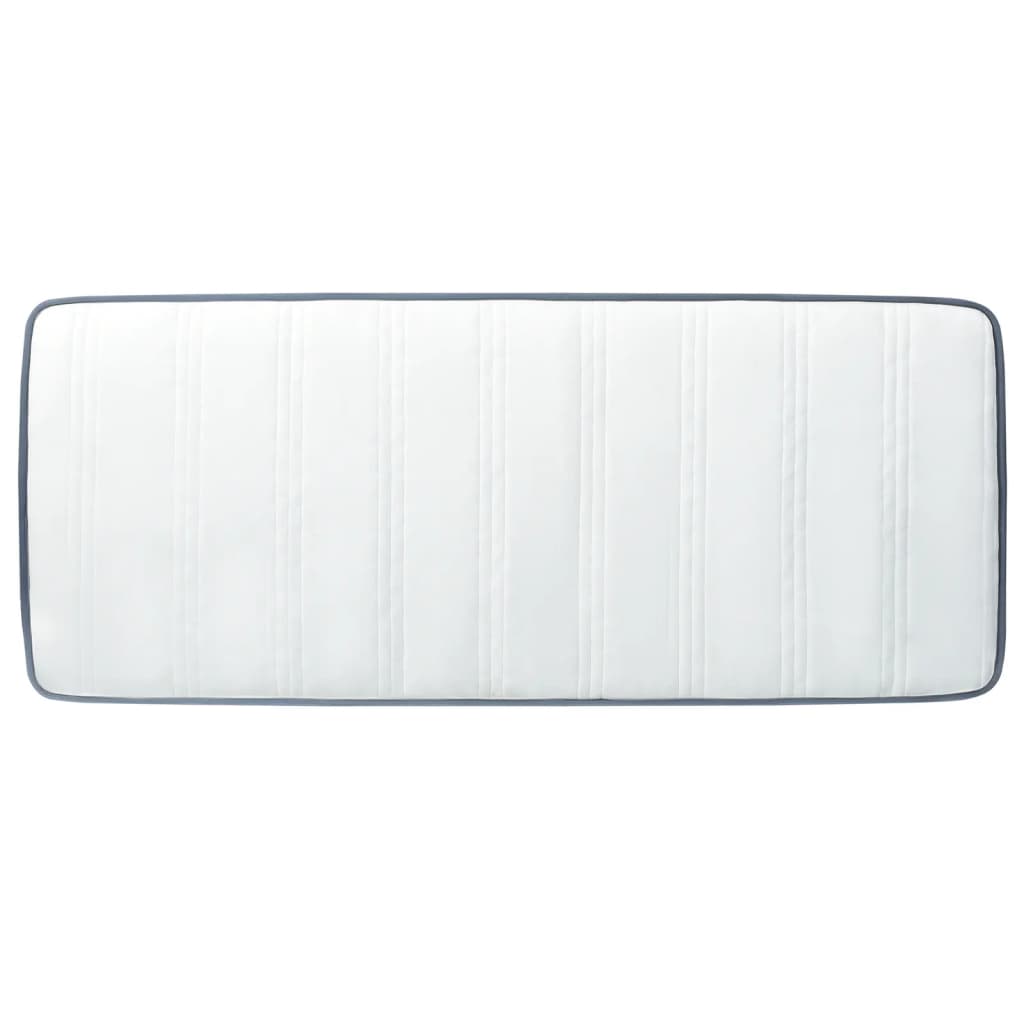 Matelas de sommier à lattes 190x90x20 cm tissu