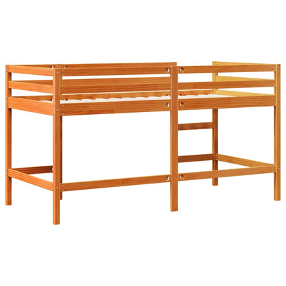 Lit mezzanine d'enfants sans matelas avec échelle 80x200 cm