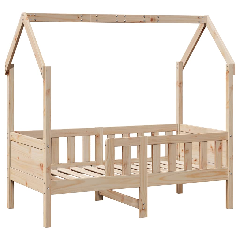 Cadre de lit enfant avec tiroirs sans matelas 80x160 cm bois