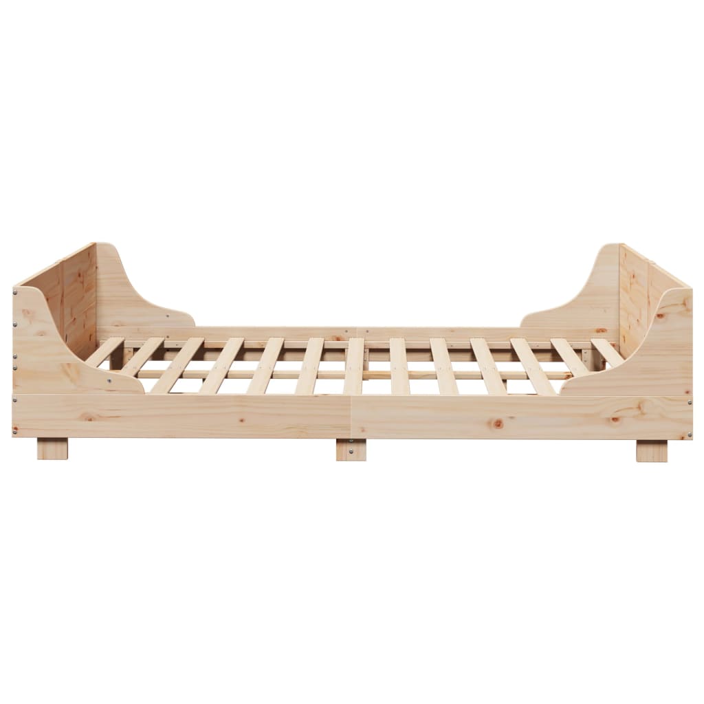 Cadre de lit sans matelas 150x200 cm bois de pin massif