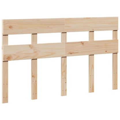 Cadre de lit sans matelas 120x200 cm bois de pin massif