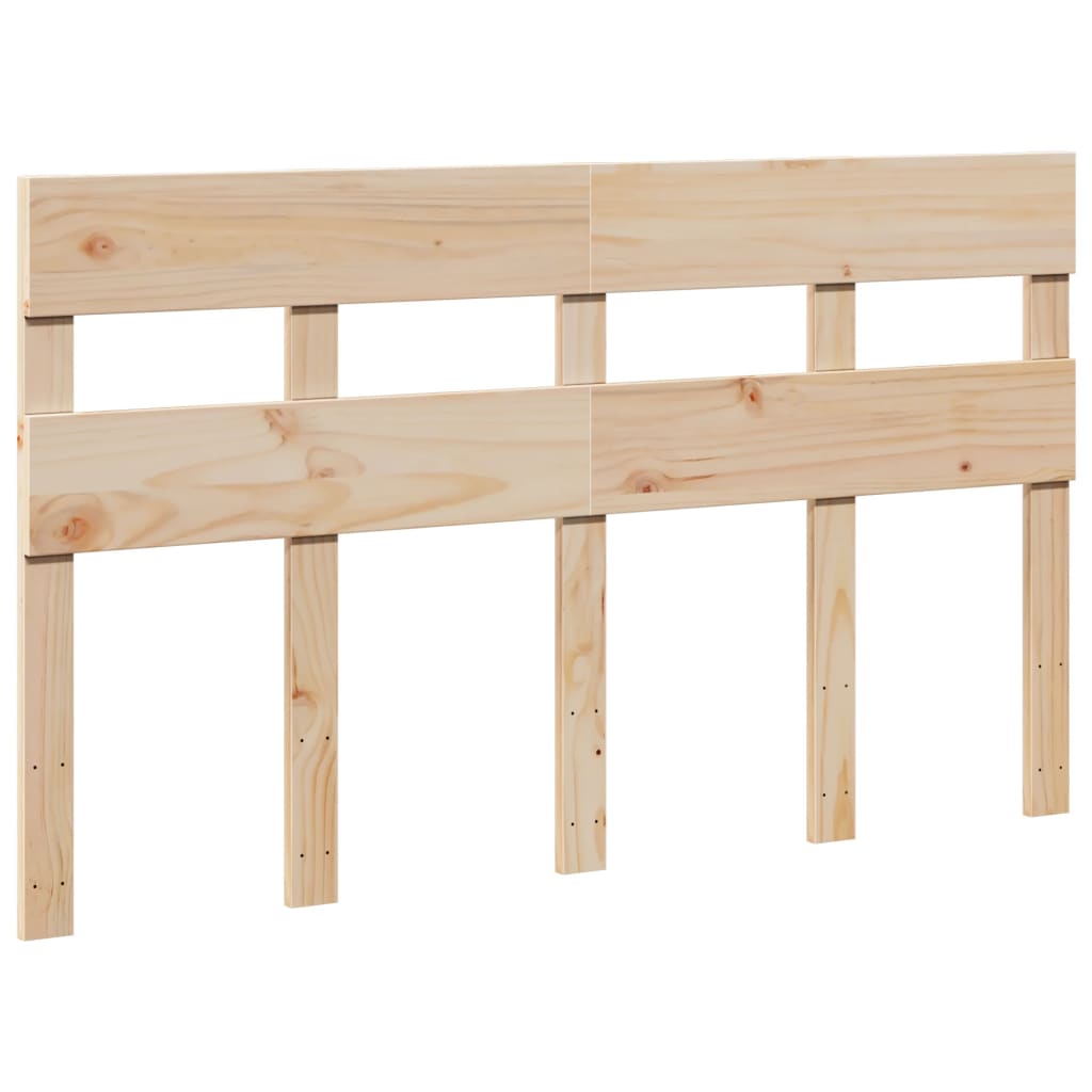 Cadre de lit sans matelas 140x200 cm bois massif de pin