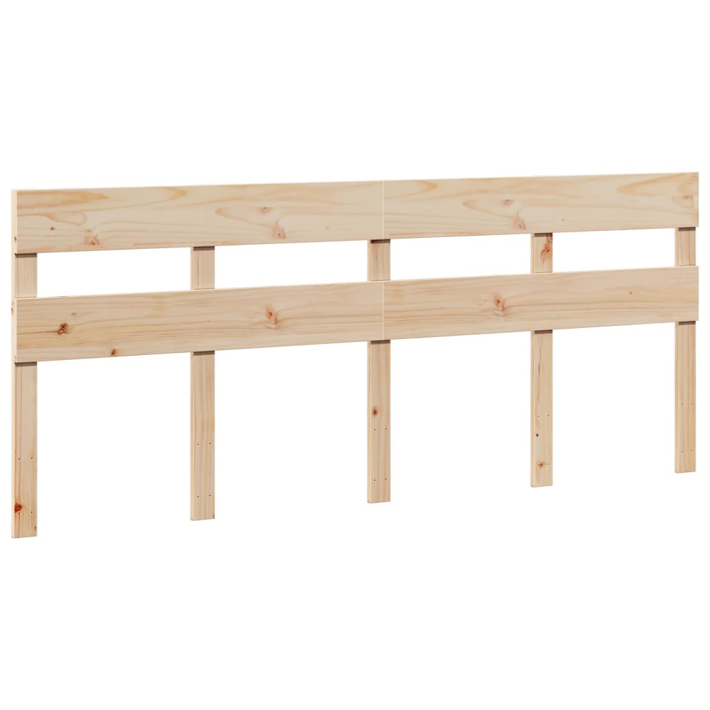 Cadre de lit sans matelas 180x200 cm bois massif de pin