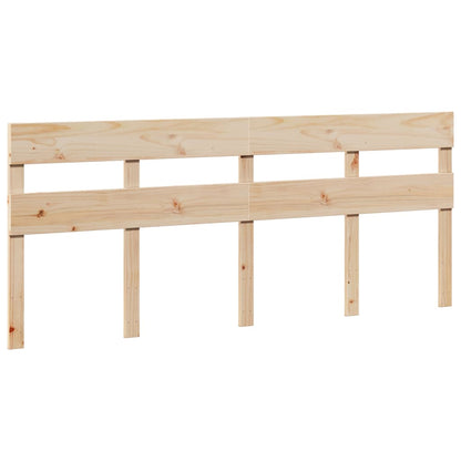 Cadre de lit sans matelas 200x200 cm bois massif de pin