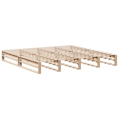 Cadre de lit sans matelas 180x200 cm bois massif de pin