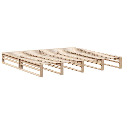 Cadre de lit sans matelas 180x200 cm bois massif de pin