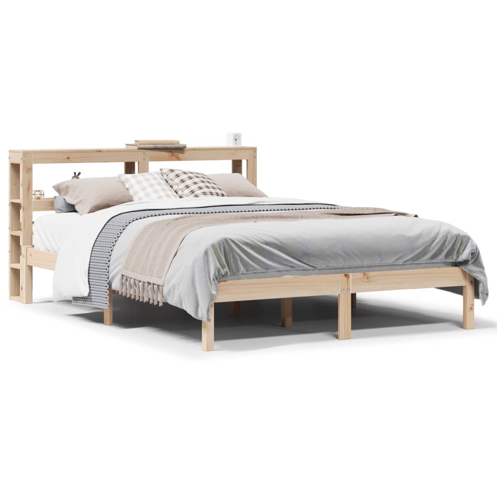 Cadre de lit sans matelas 120x190 cm bois de pin massif