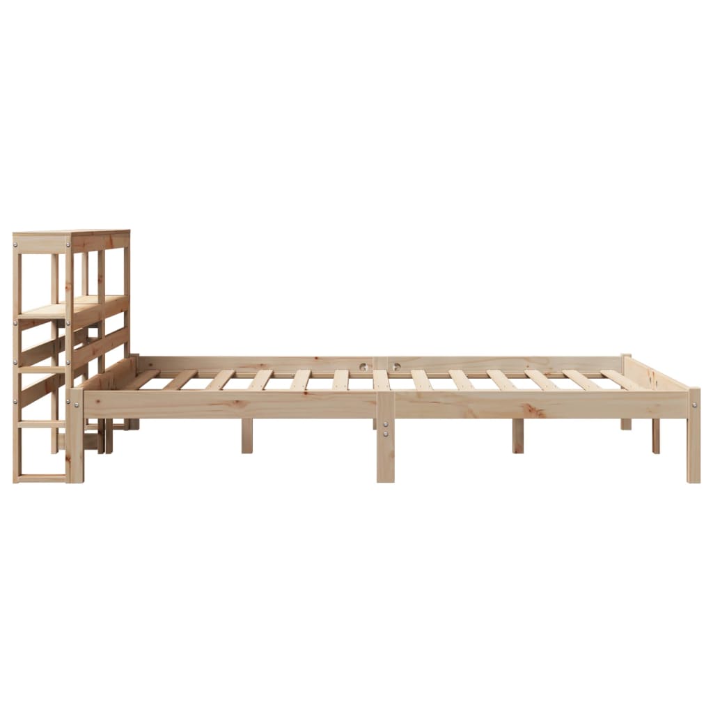 Cadre de lit sans matelas 120x190 cm bois de pin massif