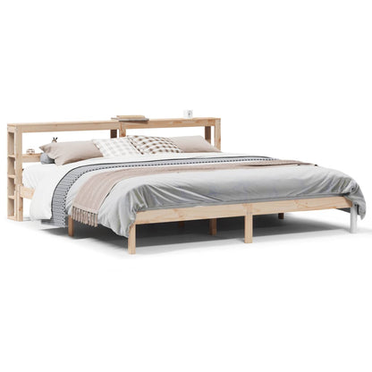 Cadre de lit sans matelas 180x200 cm bois massif de pin