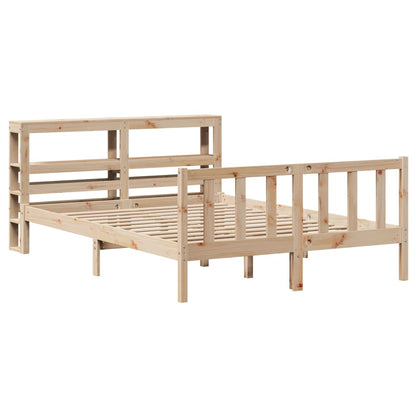 Cadre de lit sans matelas 120x190 cm bois de pin massif