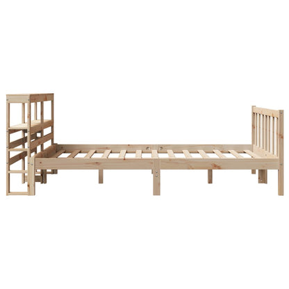 Cadre de lit sans matelas 120x190 cm bois de pin massif