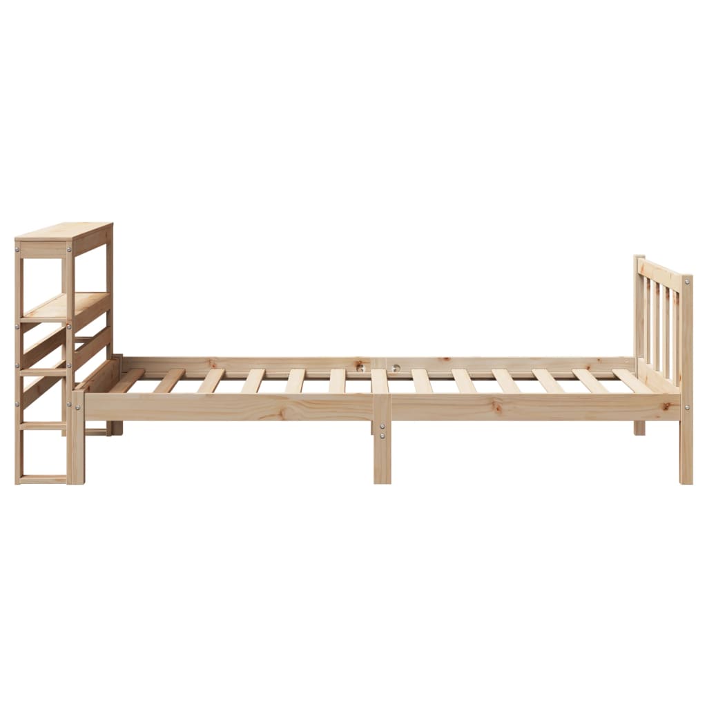 Cadre de lit sans matelas 100x200 cm bois massif de pin