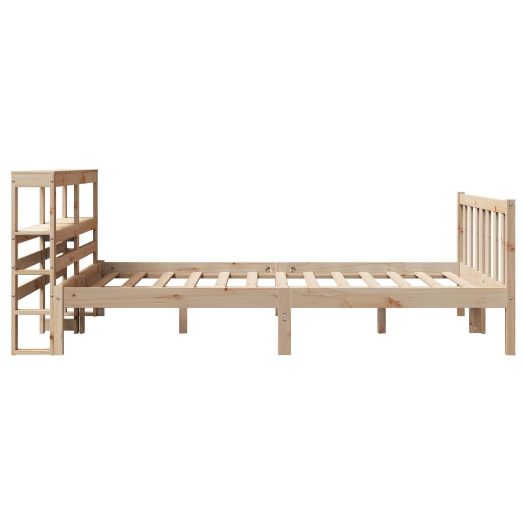 Cadre de lit sans matelas 120x200 cm bois de pin massif